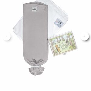 Ollie Slate Swaddle Set